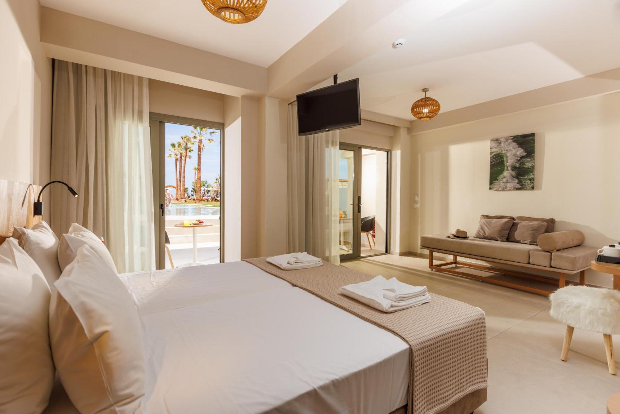 Malia Bay Beach Hotel & Bungalows Eksteriør bilde
