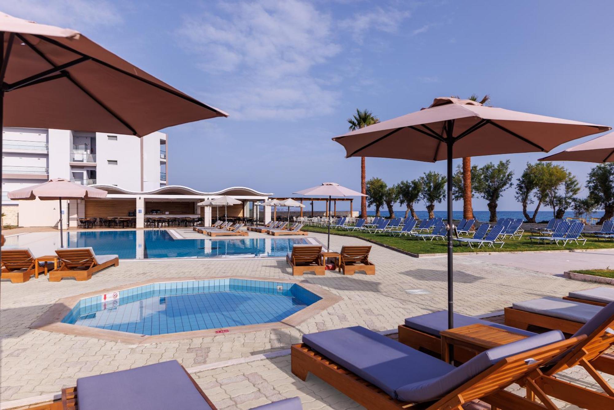 Malia Bay Beach Hotel & Bungalows Eksteriør bilde