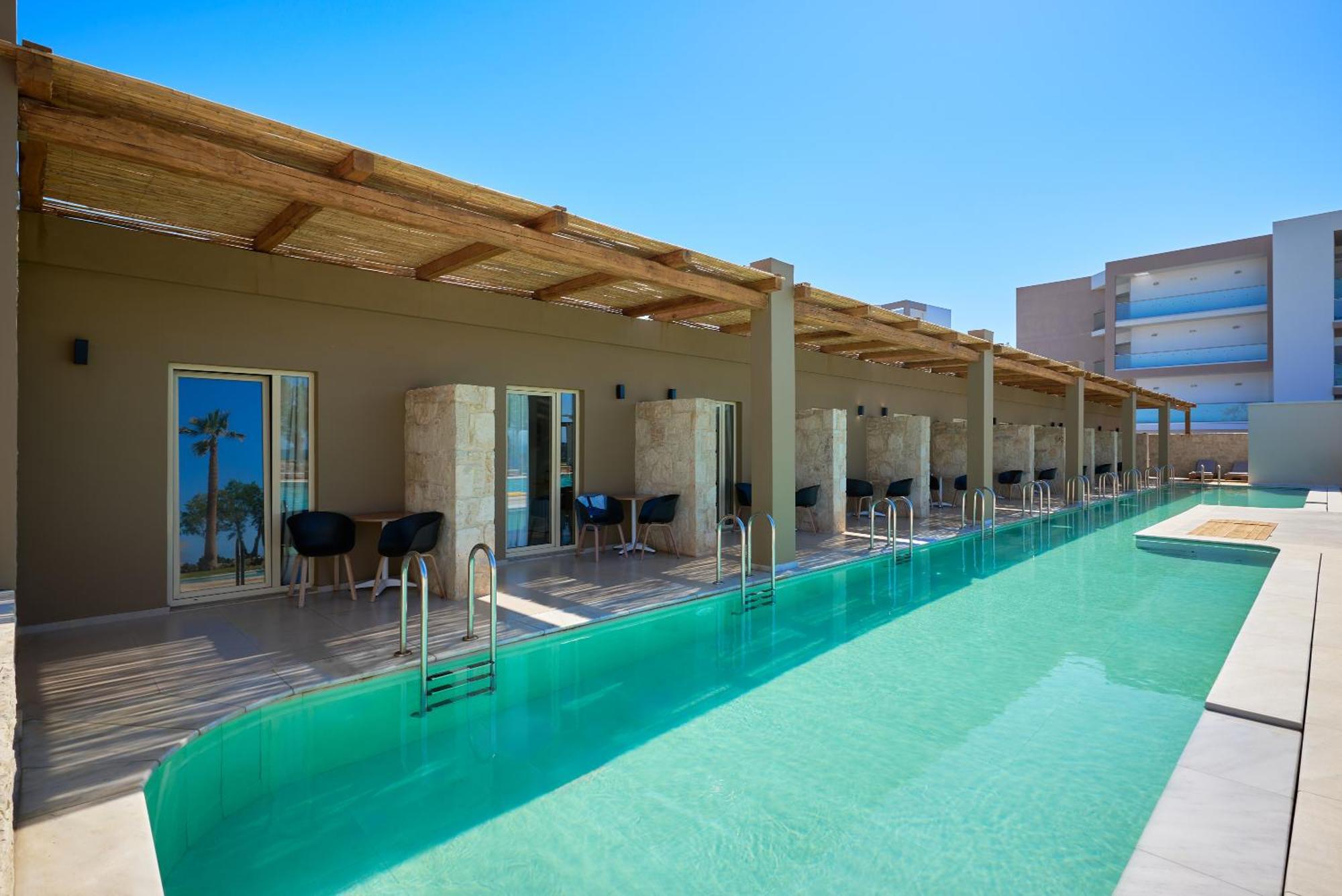 Malia Bay Beach Hotel & Bungalows Eksteriør bilde