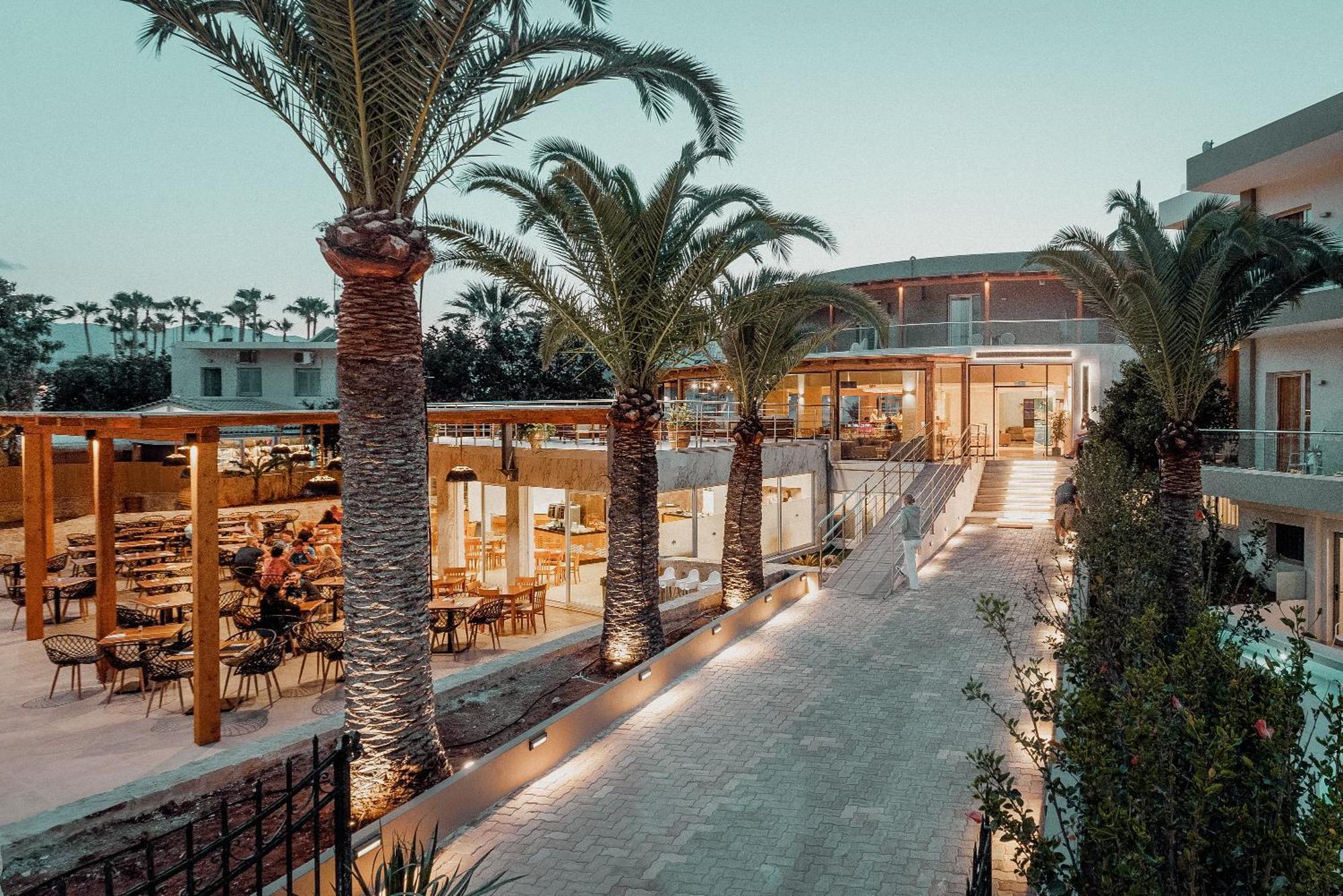 Malia Bay Beach Hotel & Bungalows Eksteriør bilde